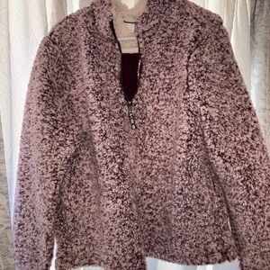 Cozy Pink Sherpa Jacket